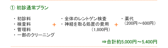 初診通常プラン